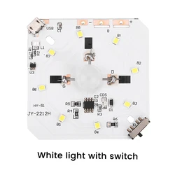 Sensore di movimento PIR LED modulo di induzione a infrarossi del corpo umano circuito della luce notturna ricarica USB lampada notturna ricaricabile