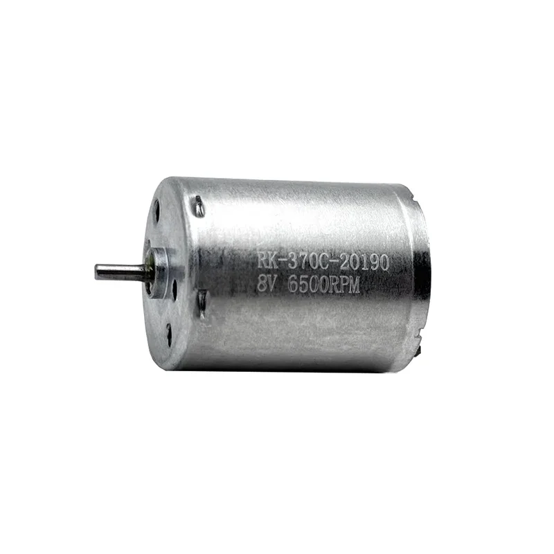 RK-370C-20190 Mini 370 Motor DC 5V 6V 8V 12V 9800RPM Micro 24mm Round Electric Carbon Brush Motor DIY Hobby Toy Fan Model