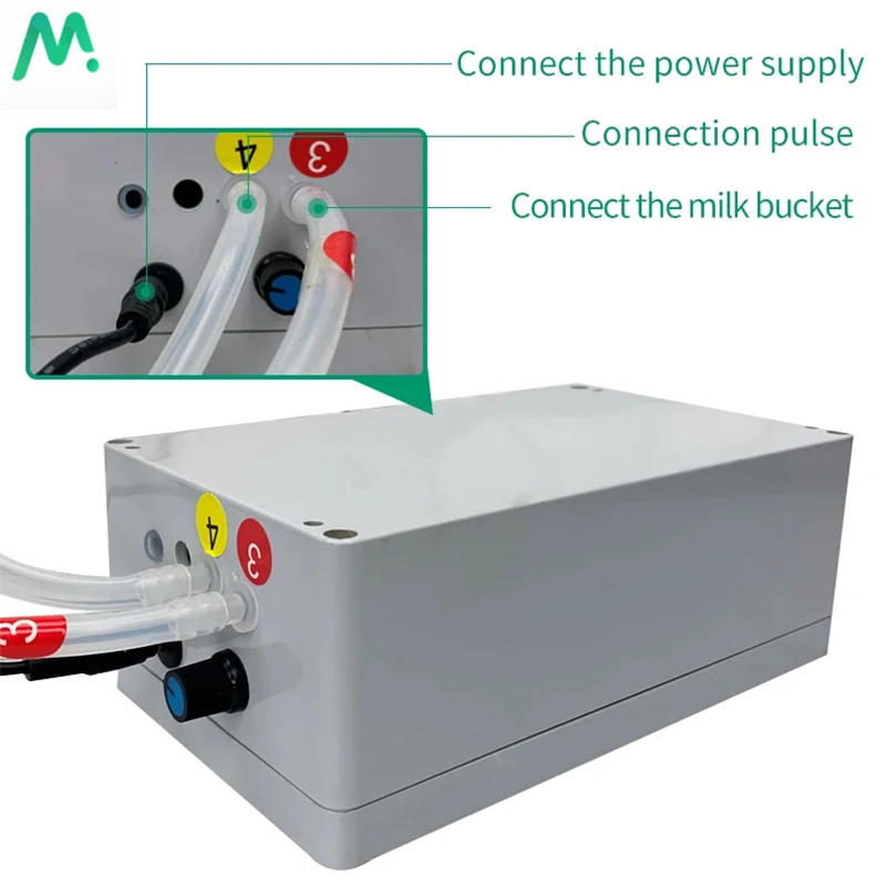 

12V Electric Milking Pump Pulsating milking pump Milking Machine Accessory Electric and Pulse Host Vacuum Pump for Cow Sheep