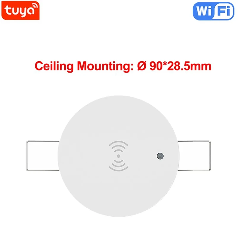 Mmwave-インテリジェント人間の圧力レーダー,照明検出器,ライトスイッチ,Tuya,wifi,24g,95-250v