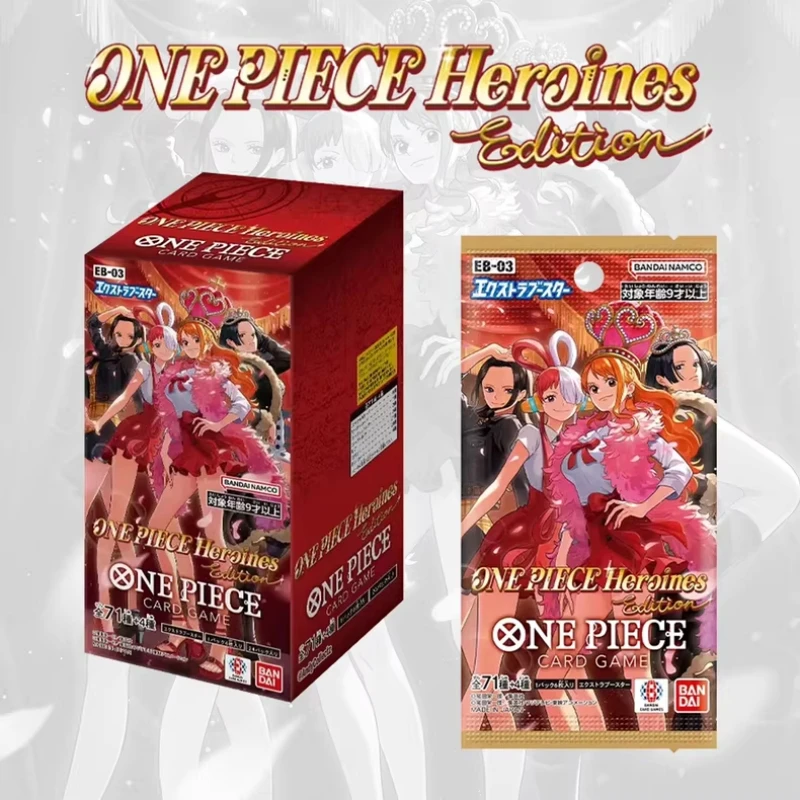 

New 2025 Bandai Original One Piece Heroines Edition EB-03 Japanese Version Card EB03 Collection Card Toys Gifts