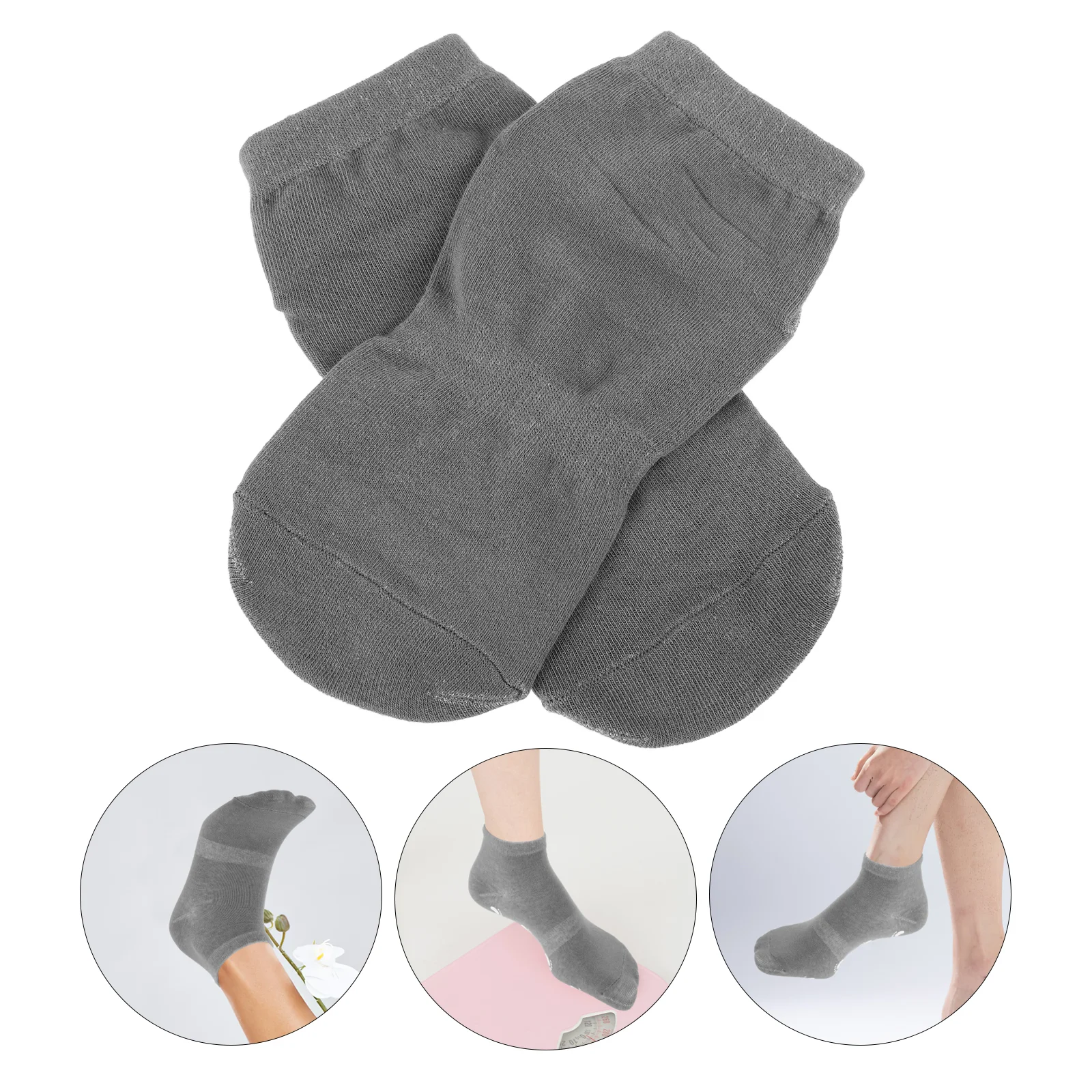 

Gel Socks Moisturizing Care Spa Protection Skin Vegetable for Feet Women's Miss