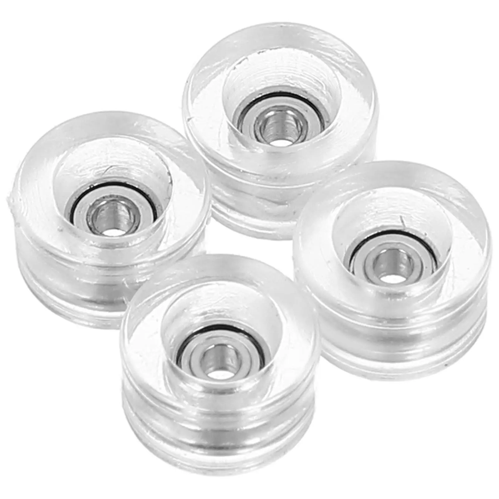 

4Pcs Professional Finger Skateboard Wheels Highspeed Bearings Sleek Control for Tricks Stunts Compatible Mini