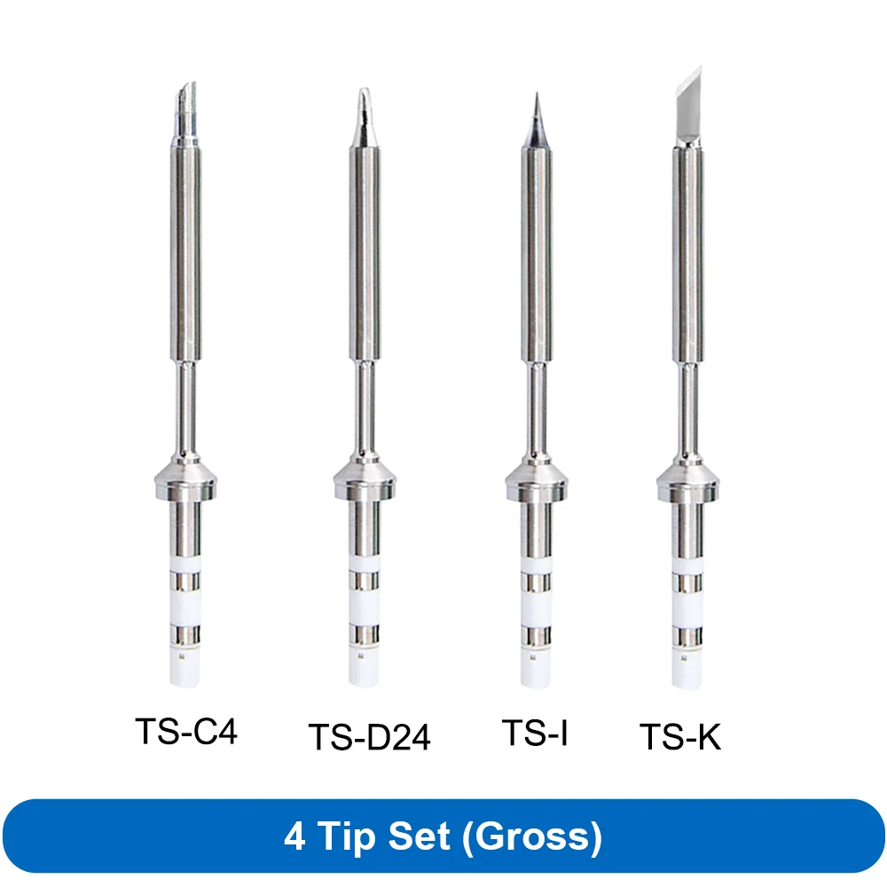 Pine64 TS101 Soldering Iron Tip TS-B2 BC2 Replacement Models for Pinecil Soldering Iron TS Series Combination Package