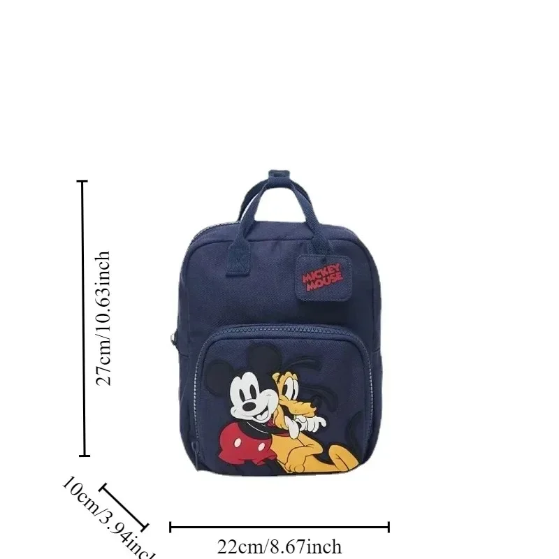 Disney Children\'s Bag Cartoon Cartoon Cartoon Backpack Mickey Mouse Navy Large Capacity Leisure Backpack School College Bag New