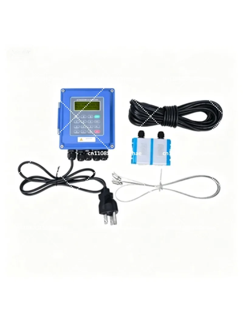 Wall Mounted Ultrasonic Water Flow Meter IP67 with TS-2 TM-1 Sensor for Liquid Flow Rate Measurement RS485