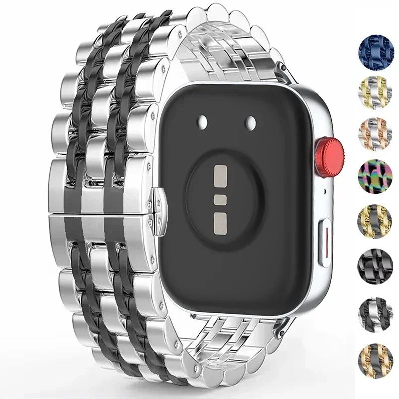 Ремешок для часов из нержавеющей стали для Huawei Watch Fit 4/4pro, ремешок для умных часов Correas, браслет для Huawei Fit 3/2/1, металлический браслет