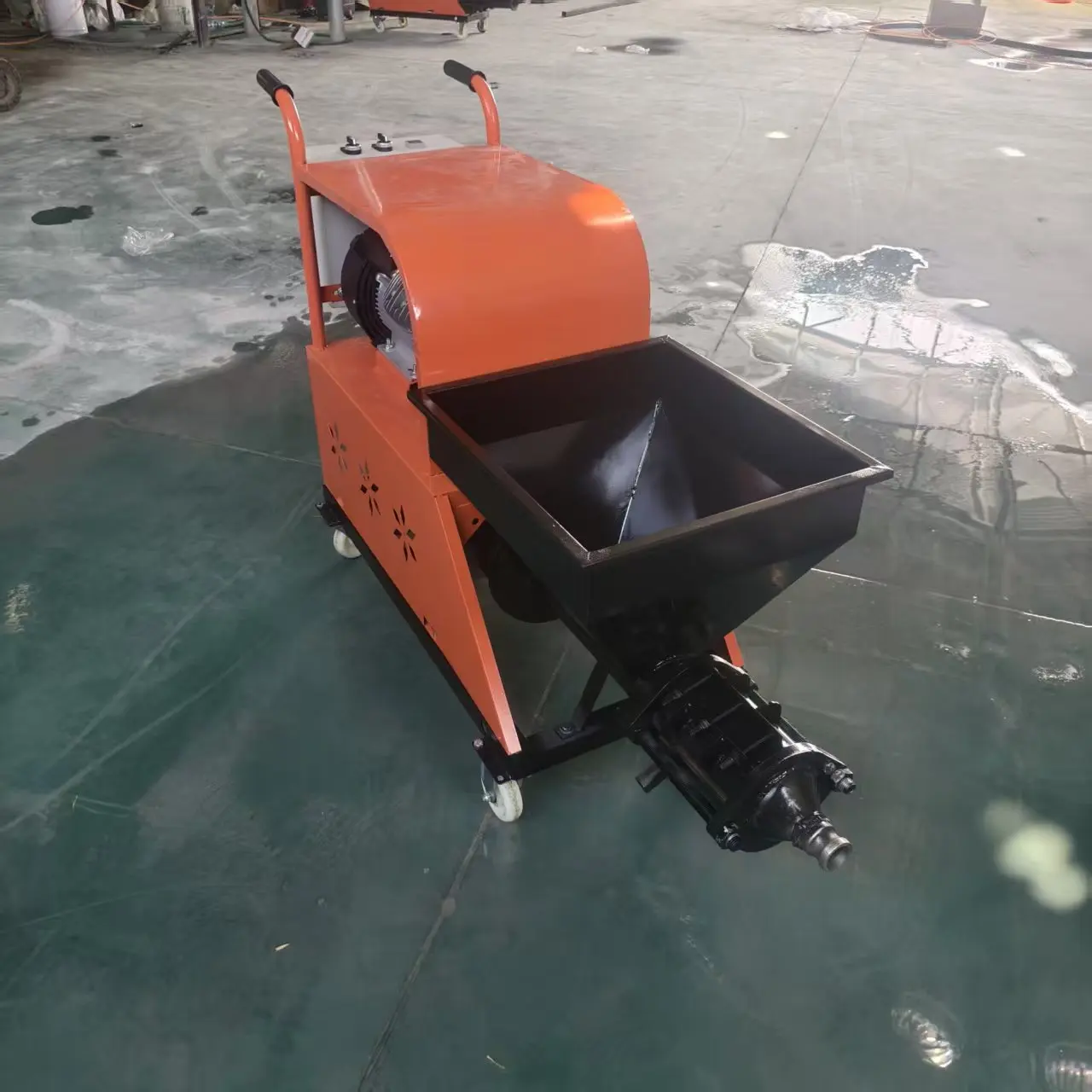 Factory Direct Model 311 Mortar Spray Machine 380V/220V Multi-Purpose Cement Plaster Sprayer 4kw 50L Hopper 15m