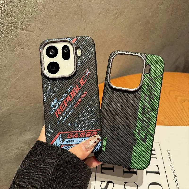 Hohe Qualität Sle Kevlar Carbon Fiber Fall Für OPPO Finden X9 Pro X9 Magnetische Drahtlose Lade Anti Fall Schützen Stoßfest Abdeckung