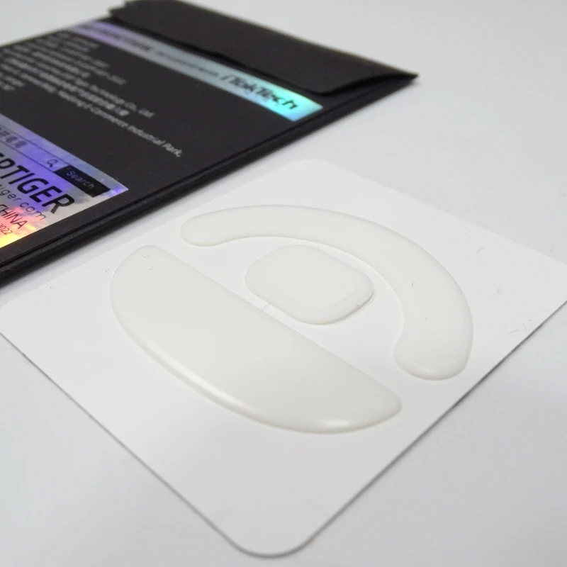 Esportstiger ماوس الزلاجات الجليد الإصدار ماوس قدم الوسادة ل pulsar X2 اللاسلكية الفئران ينزلق حواف منحنية الأبيض