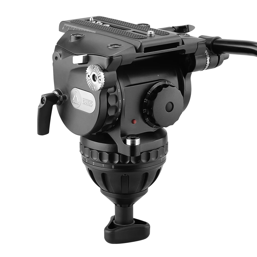 E-IMAGE GH25 100-мм флюидная головка для штатива с чашей
