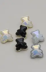10pcs/Lot Size: 12.5mm Cute Little Bear Shape Metal Buttons Fashion Button Women's Cardigan Coat Sweater Sewing (SS-3181)