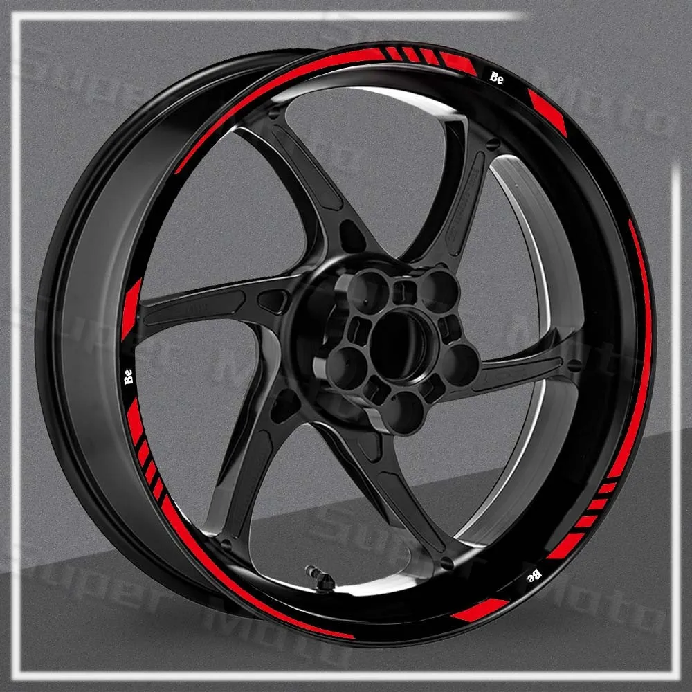 

17-дюймовая полосатая лента для обода мотоцикла, светоотражающая наклейка на ступицу колеса для TRK 502C 702 Leoncino 800 502c trc 520 752s