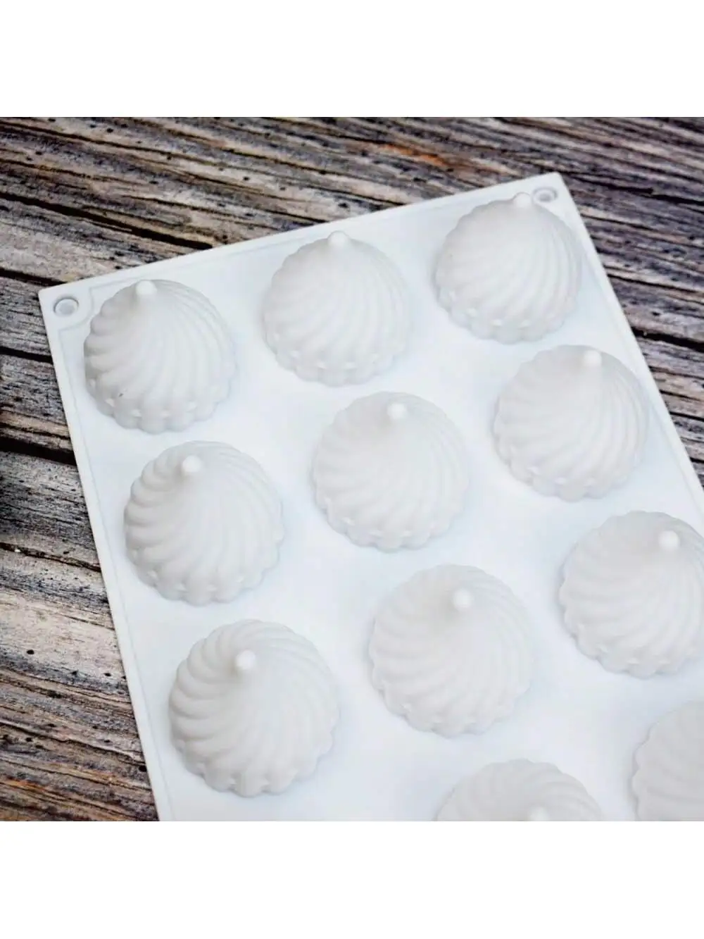 Cone Whirlwind Onion Silicone Cake Mold for Chocolate Mousse Pudding Dessert Bread Bakeware Pan Decorating,Chocolate mold view 3