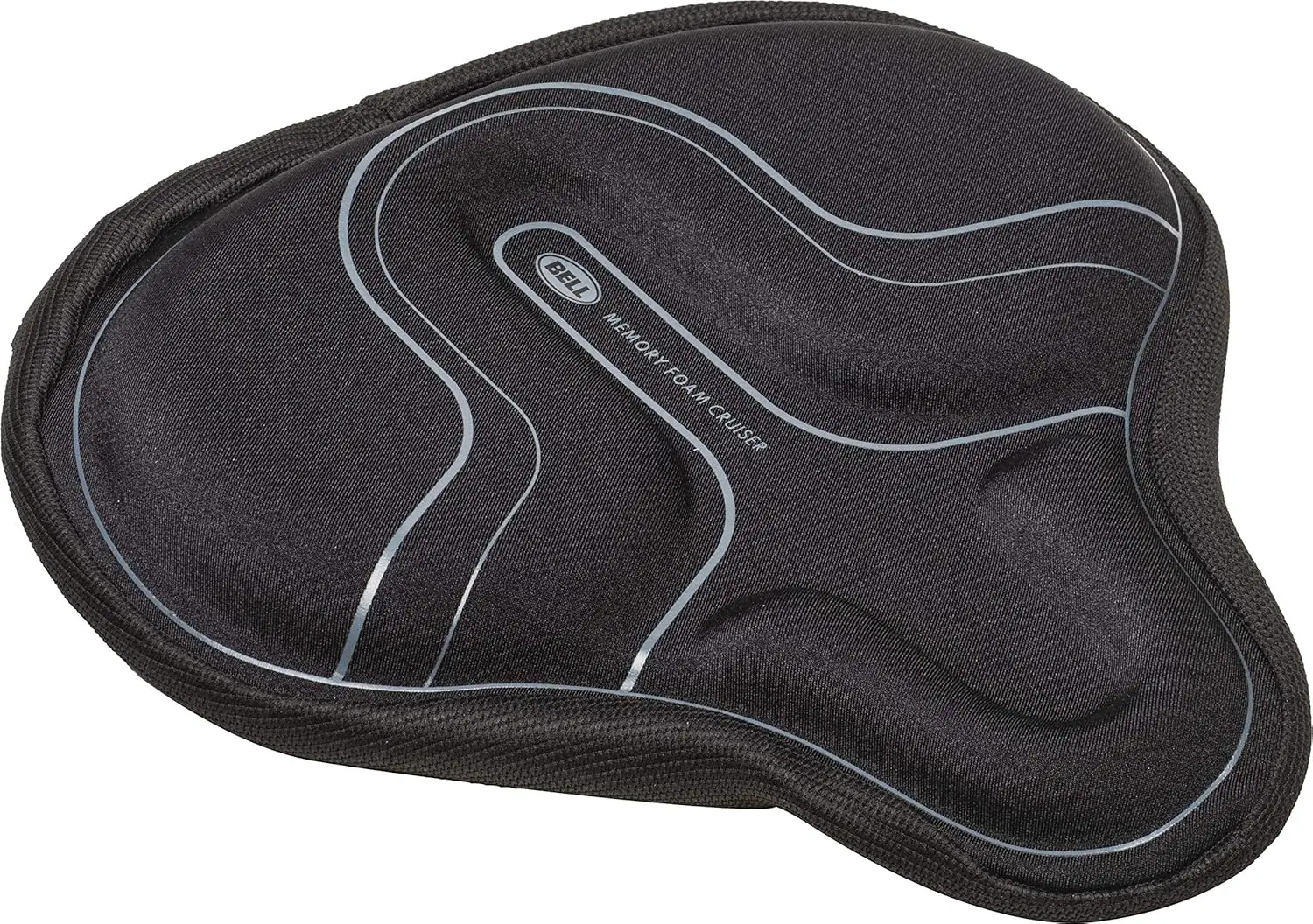

Memory Foam Cruiser Bicycle Seat Pad, Black, one Size