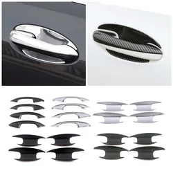 For Mercedes Benz C Class W206 S206 2022 2023 Car Exterior Door Handle Bowl Frame Cover Trim Color Refit Sticker Anti Scratch