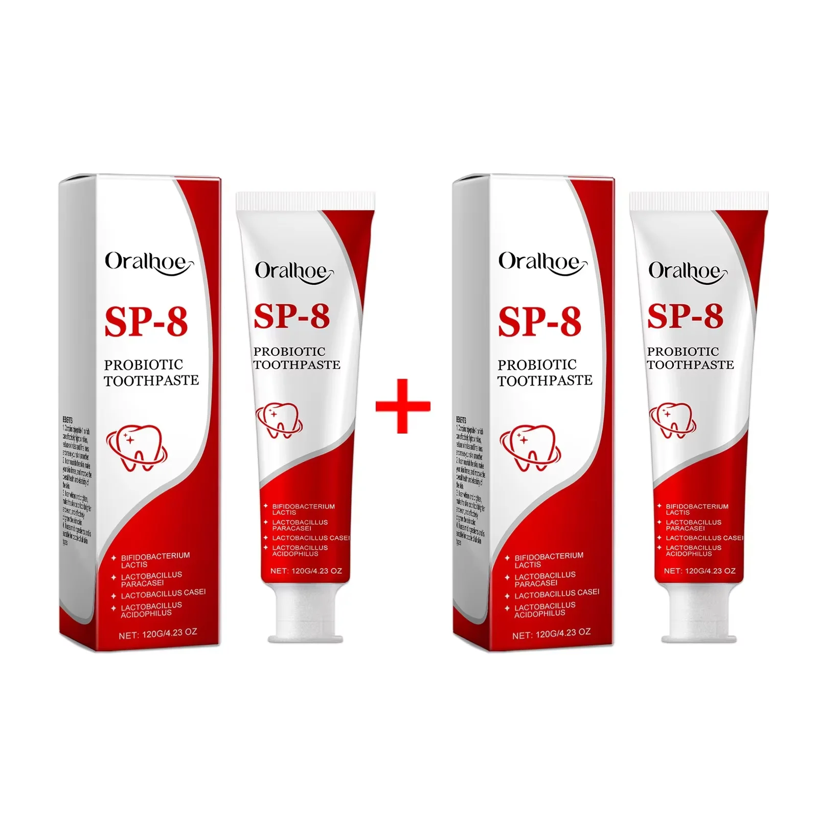 Sp-8 Probiotic Toothpaste Brightening Mint Fresh Breath Deep Cleaning Remove Plaque Stains Oral Hygiene Teeth Whiten Toothpaste