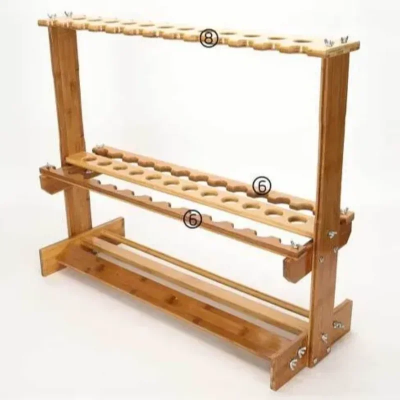 

Fishing Rod Rack Display Storage Wooden Holder Portable Fishing Rod Display Rack Adjustable Fishing Rod Storage Rack