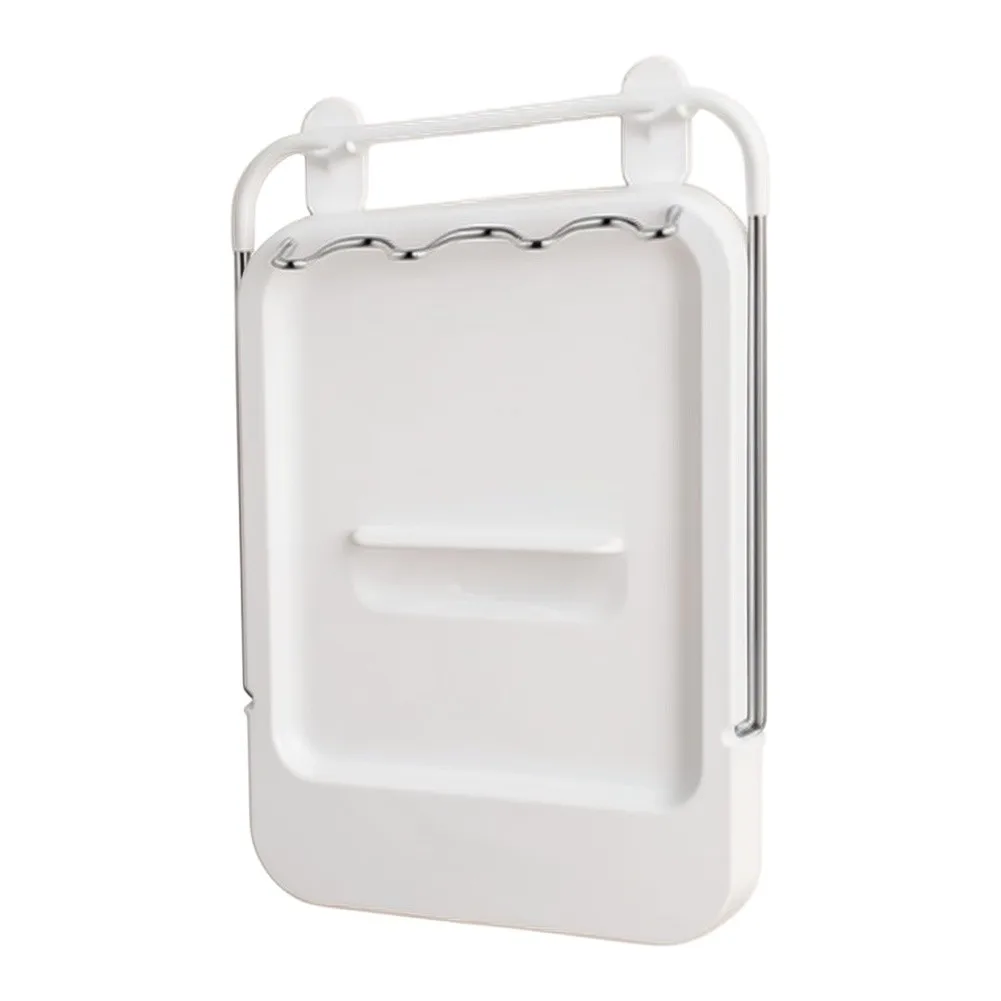 Pot Lid Rack with Central Snap-in Groove and Suction Cup Base Compatible with Smooth Countertops and Stovetops