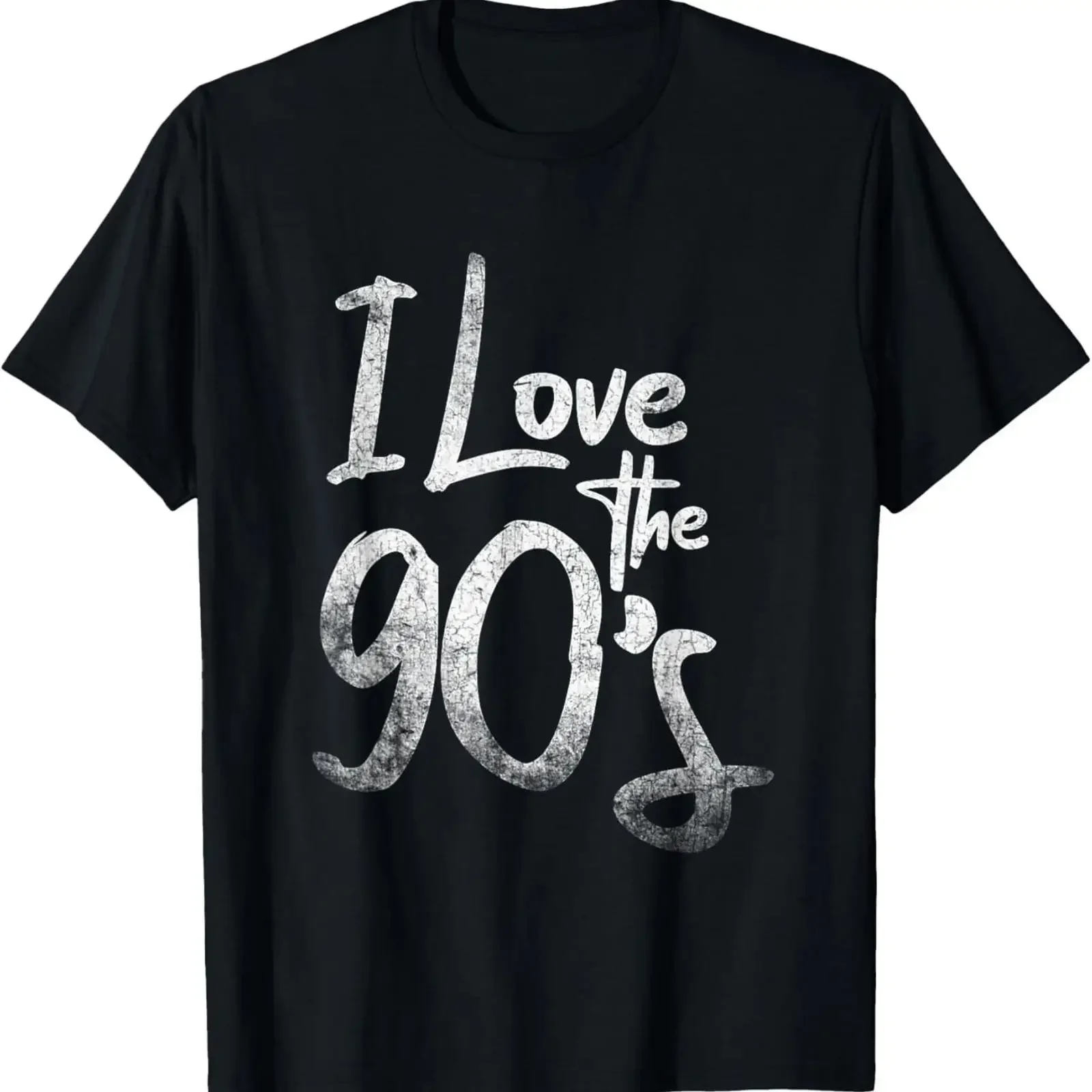 90er 90s I Heart Nineties Love the Old School T Shirt Bild 1 von 4 vintage Washed streetwear Top For Everyday Wear homme