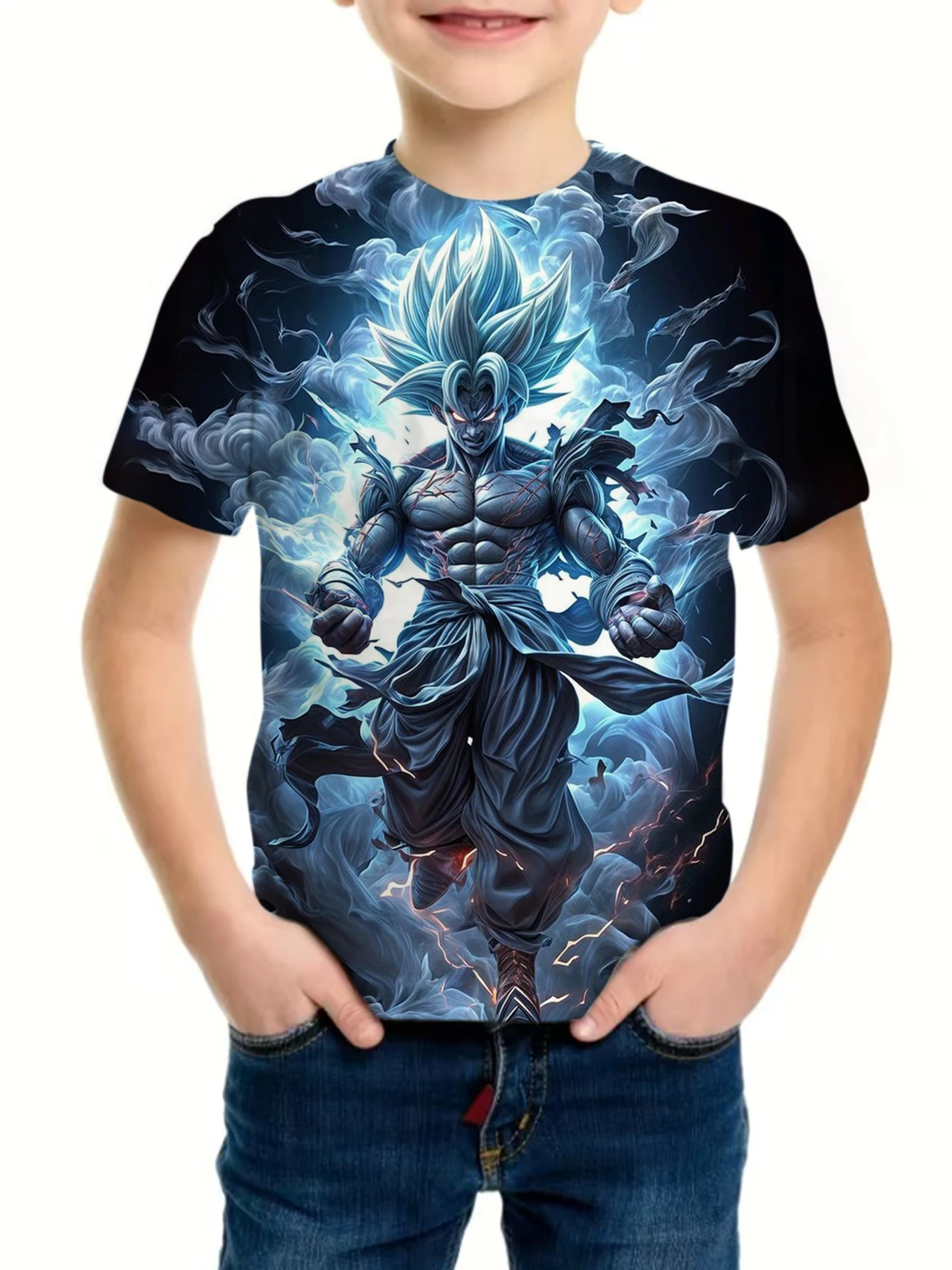 

Anime Dragon Ball Z Tshirt Kids Cartoon Children's Goku Boys Cool T-Shirt 3D Men Women Casual Short Sleeve Tops Jerseys Basket
