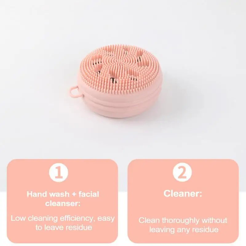 Spazzola per la pulizia del viso in Silicone spazzola per la pulizia profonda del viso esfoliante per il lavaggio del viso detergente per la cura della pelle strumenti di bellezza
