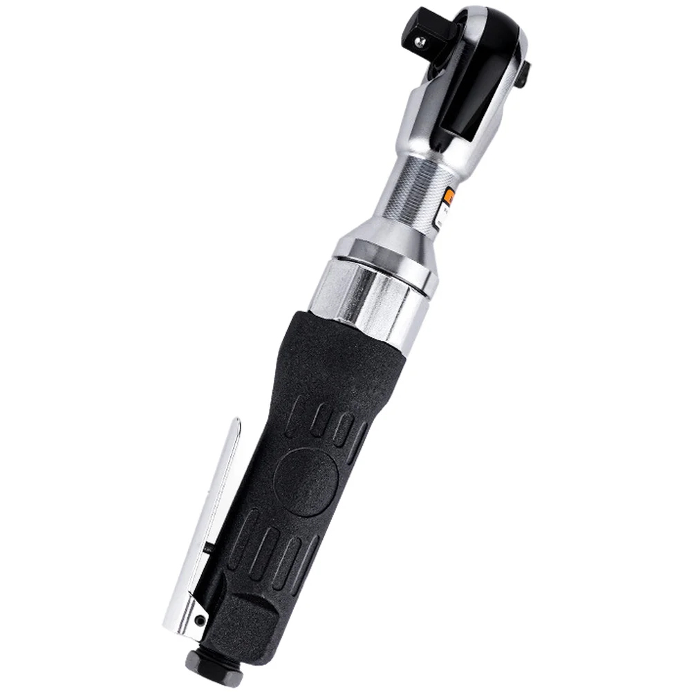 Pneumatic Ratchet Wrench with 1/2 in and 3/8 in Square Drive High Torque 90 N.m Compact Design for Tight Spaces