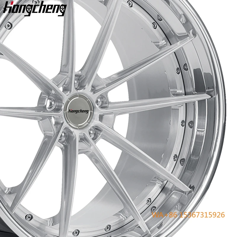

2 Piece Forged Passenger Car Wheels 5x112/5x120/6x139.7 6061-T6 High Performance Car Alloy Rims