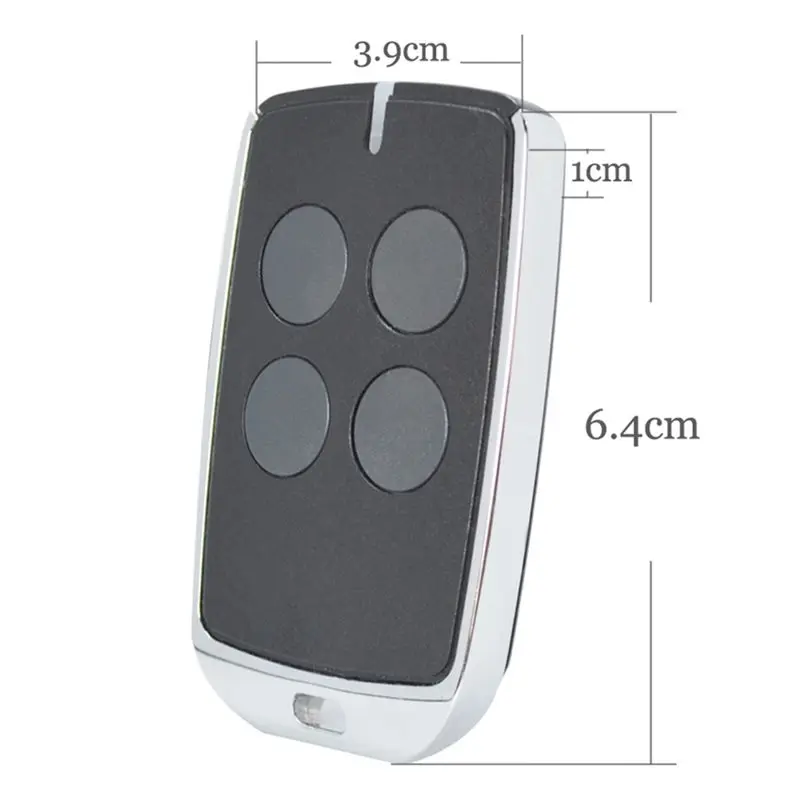 433MHz Remote Control for SL600 SL1000 SL1500 Gate Opener Cloneable 4 Button Keychain RF Remote
