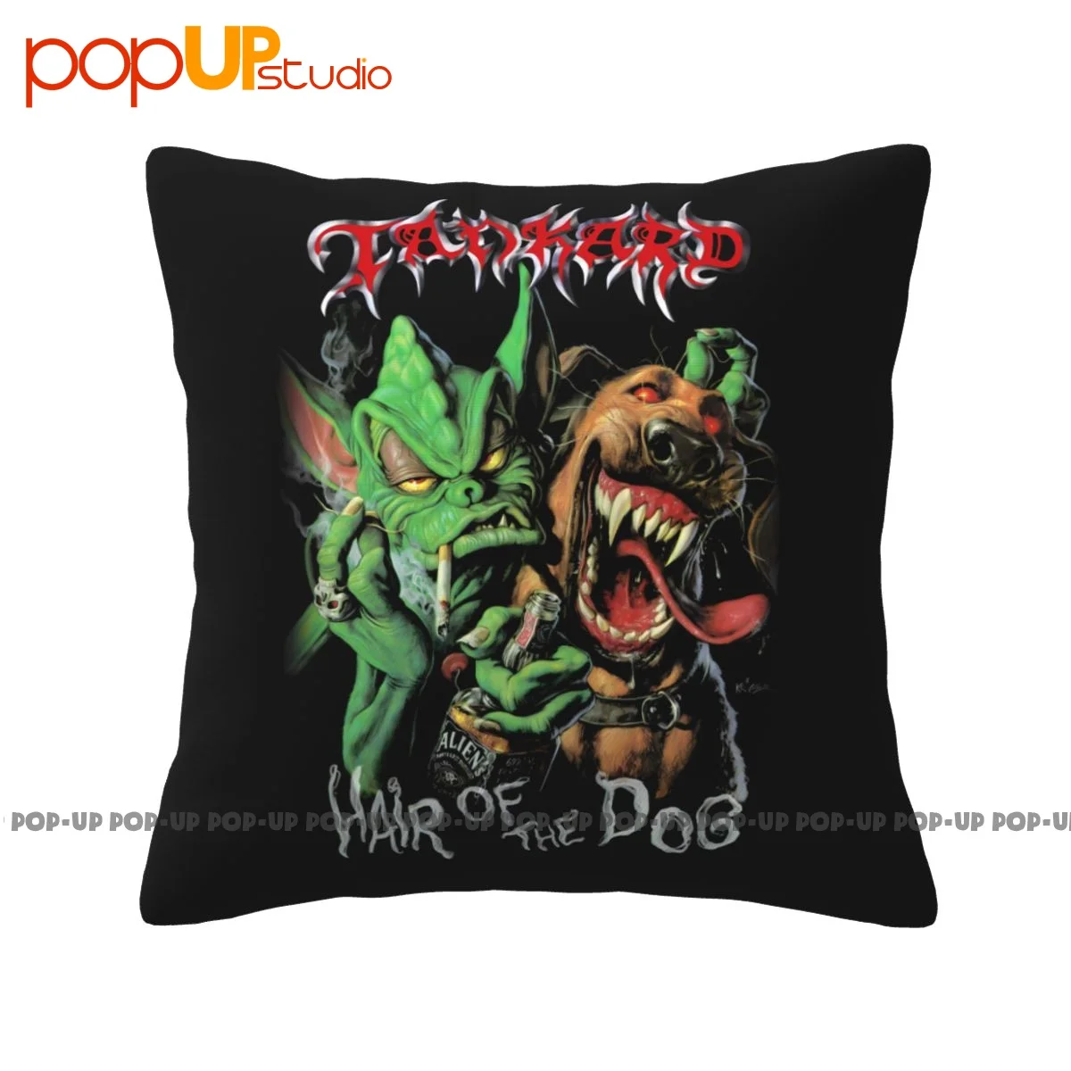 Modern Tankard Hair Of The Dog Thrash Metal Destruction Kreator Medium P-406 Pillowcase Throw Pillow Cover For Sofa