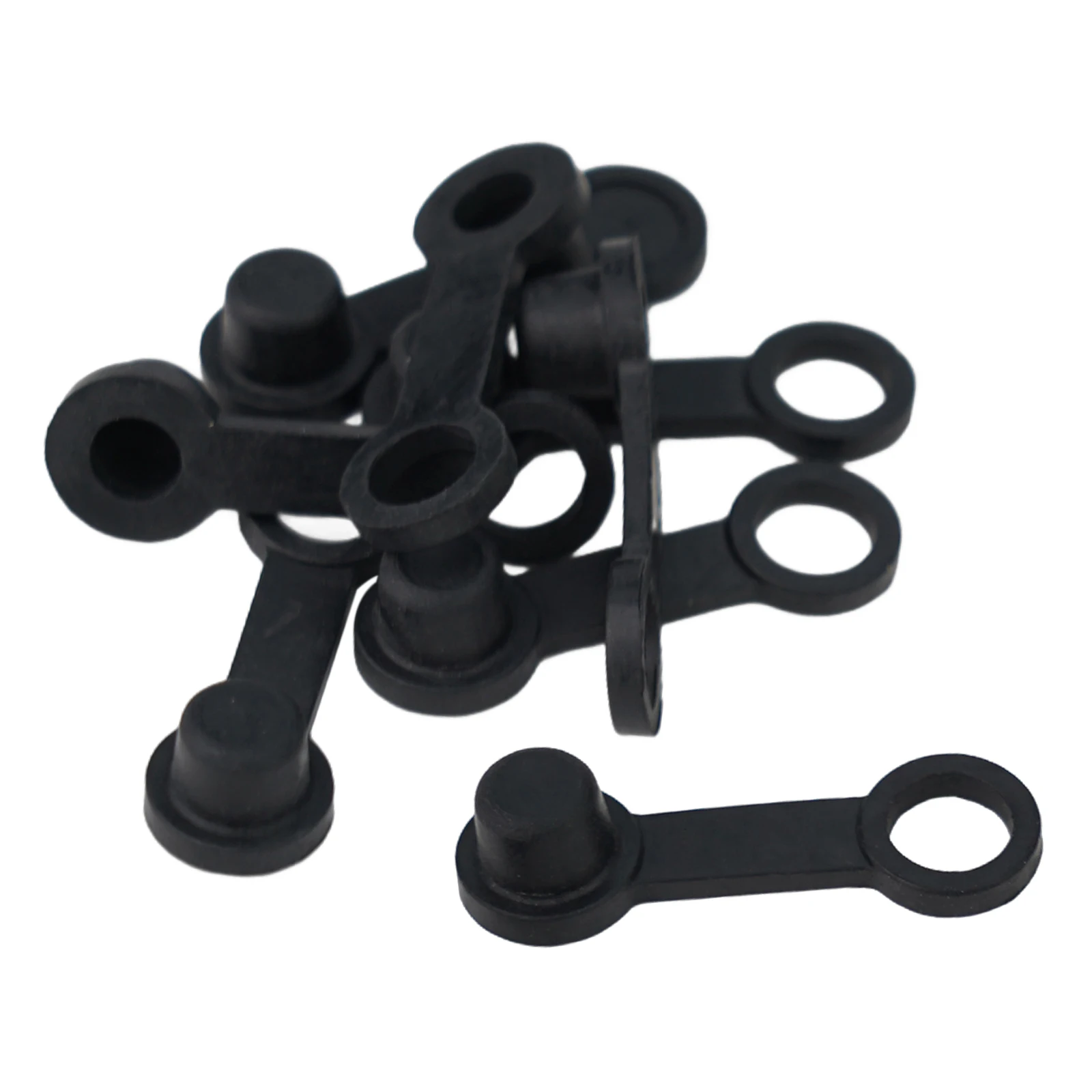 ユニバーサルブリードニップルキャップ、ATVブレーキスクリューキャップ、キャラバングリースキャップ、バイクゴム、耐久性と実用性、8mm、8個