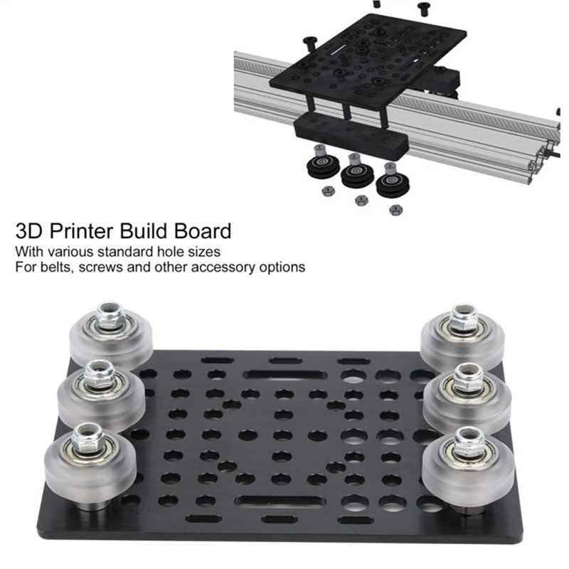 V-Slot Gantry Set 20-80Mm Gantry Plate With Wheels For V-Slot Aluminum Profiles CNC Router And 3D Printer Part