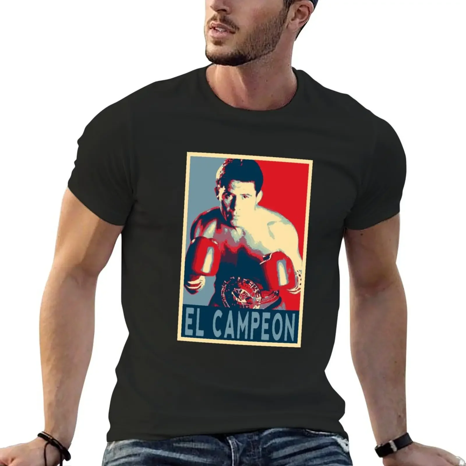 Julio Cesar Chavez T-Shirt vintage graphic tee tops big and tall t shirts for men