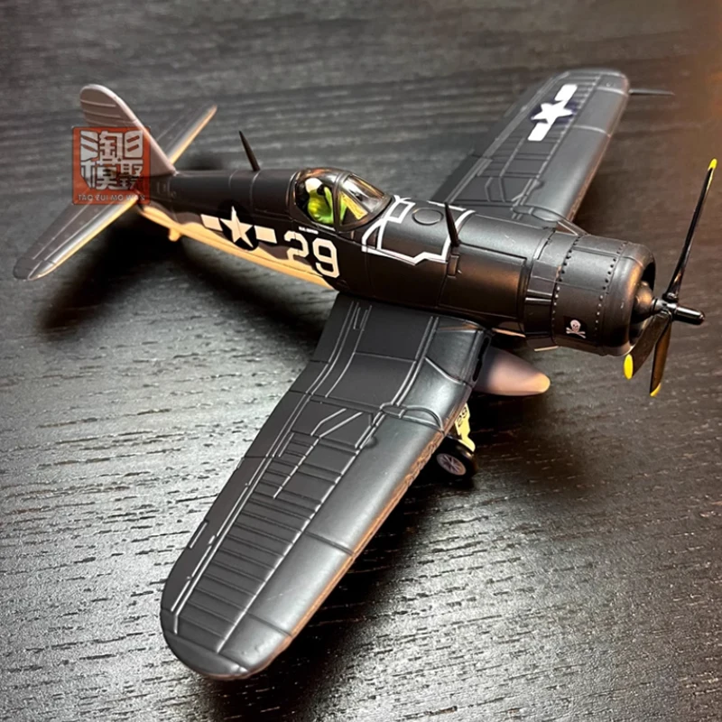 1/72 Scale WW2 US F4U-1 F4U Corsair Dragon Fighter Aircraft Metal Military Plane Diecast Model Toy Children Collection or Gift