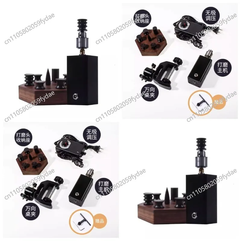 

Электрическая шлифовальная и полировальная машинка для кожи AC 100-240В – Набор регулируемых насадок для полировки и обрезки черного дерева ручной работы