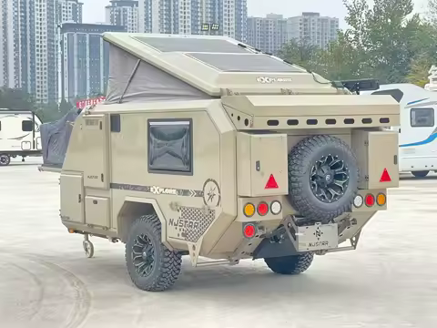 Chinese Australian Standard Off Road Camping Caravan Kitchen Trailer Motor Home RV Camper Motorhome Travel Trailer With Bathroom