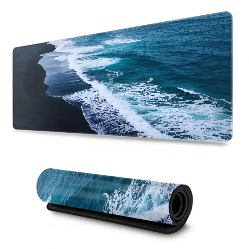 Stunning Landscapes, Ocean Waves, And Shorelines a Mouse Pad Gift Design Available in Various Sizes This Large Gaming Mouse Pad