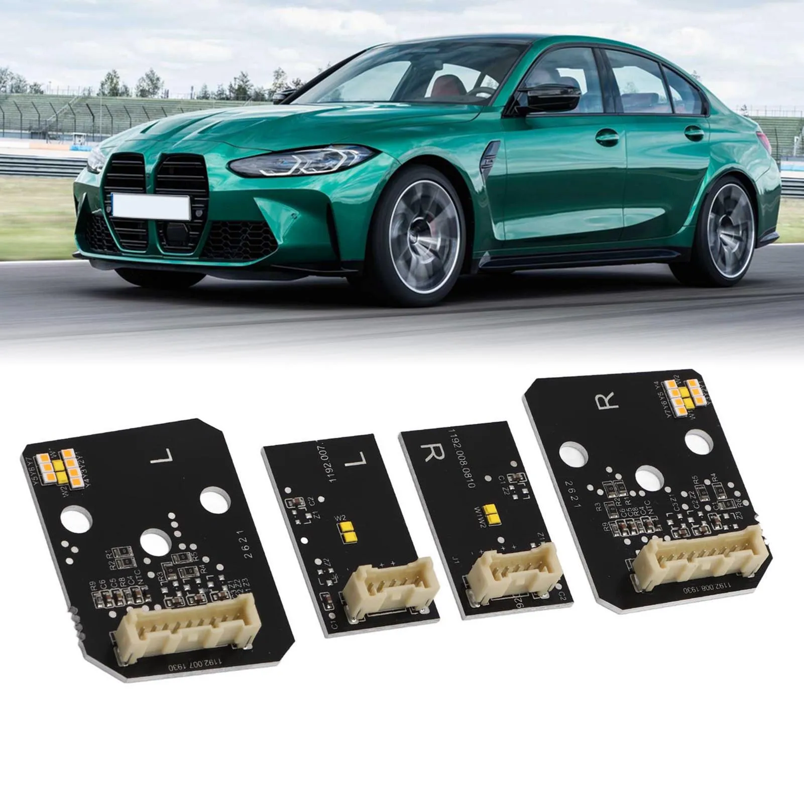 Car DRL CSL Control LED Modules Board Set for BMW M3 G80 M4 G82 G83 4 Series G22/G23/G26 2021+ Daytime Running Light LED Module