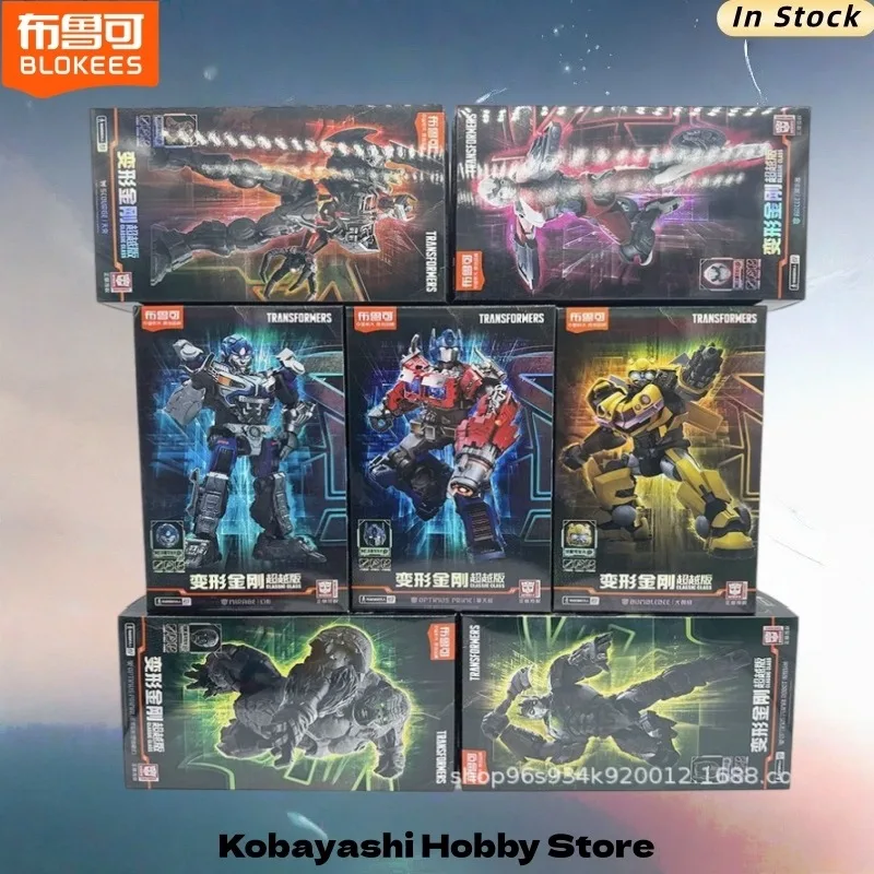 

Bloks building blocks Transformers Beyond Optimus Prime robot Bumblebee assembles figure boy toys