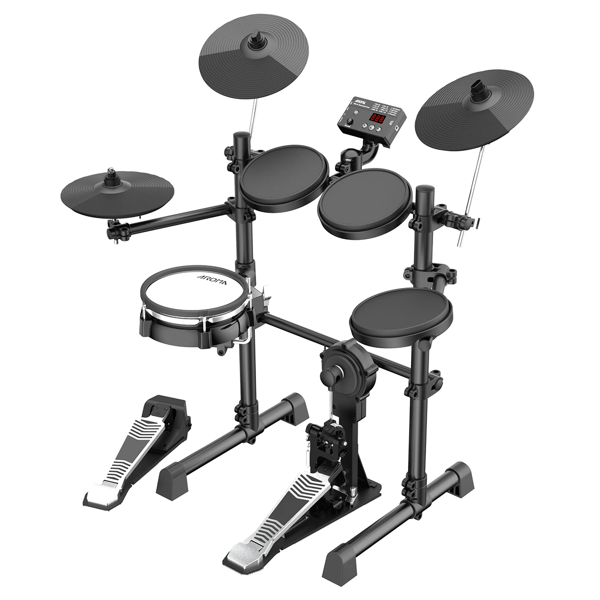 Professional Portable Silicone Electronic Drum Set Compact Digital Percussion Kit For Home Practice Beginner Players