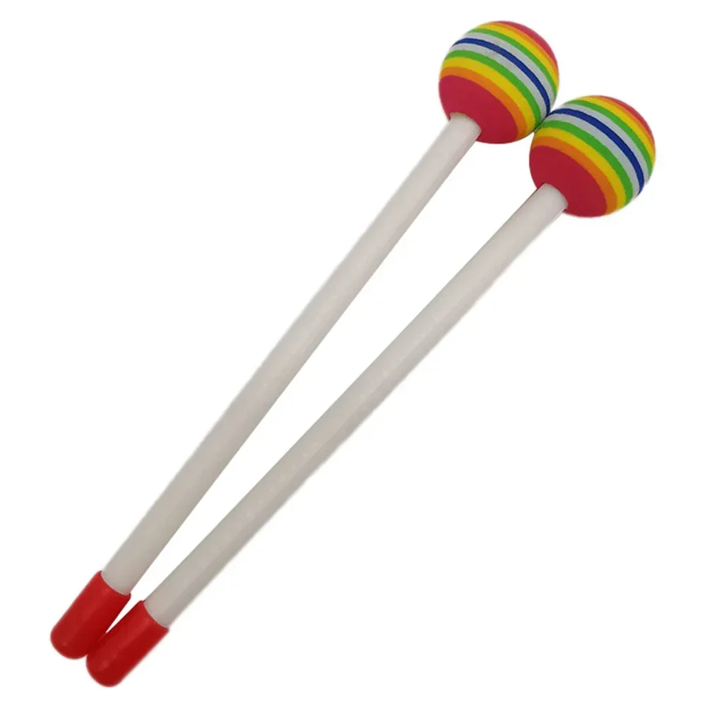 

1 Pair Kids Beaters Percussion Hand Round Drumsticks Mallet For Xylophone Drum Drummers Drum Sticks Musical Instrument Accessory