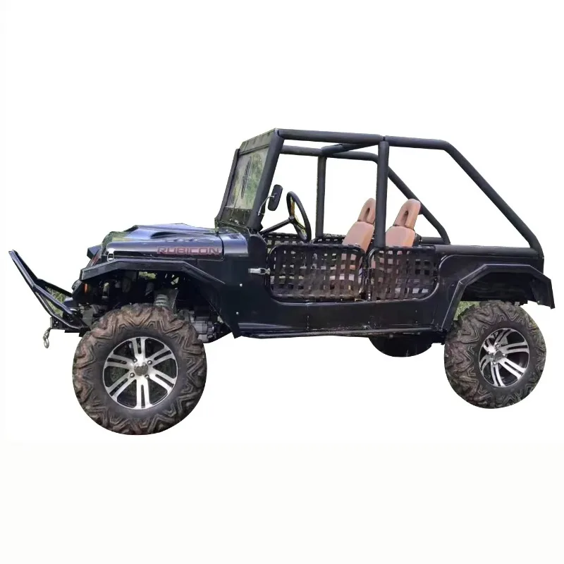 New 320CC adult Four-wheel Two-seat Gasoline water cooled axle drive Off-road All-terrain sand kart Vehicle ATV