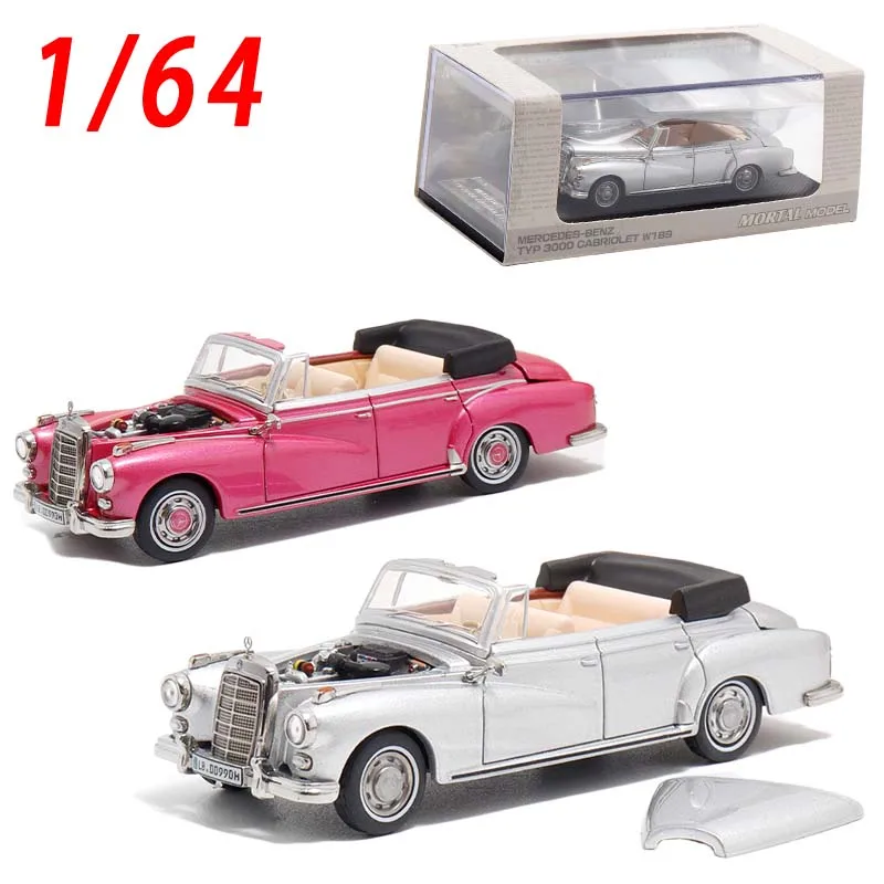 

Mortal литой под давлением масштаб 1/64 Mercedes Benz, модель автомобиля из сплава Benz Typ 300D, трансформируемая модель автомобиля, игрушки для мальчиков, подарок, оригинальная коробка