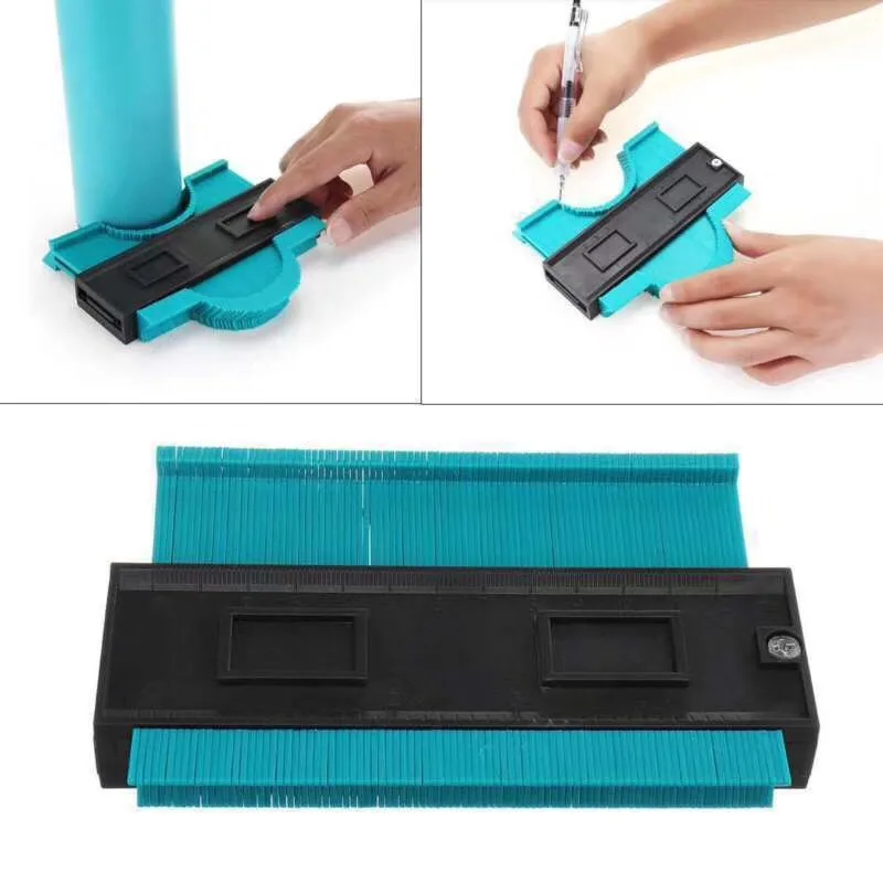 Shape Gauge Duplicator Profile Duplication Gauge Contour Template Plastic Contour Copy Duplicator Measuring Tool Contour Gauge