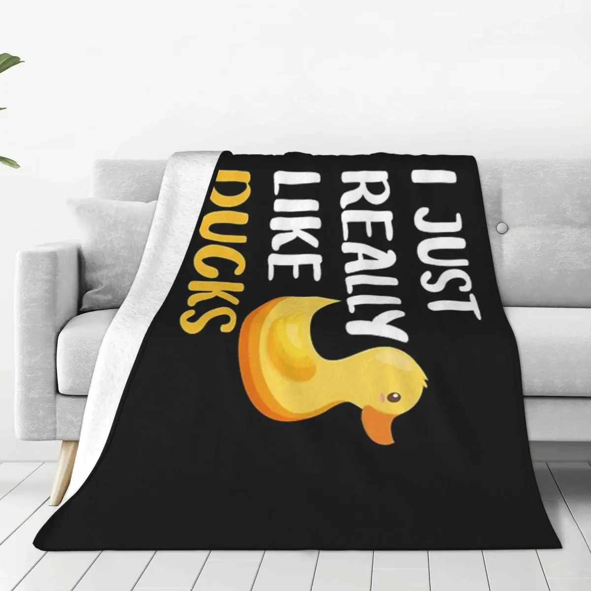 

I Just Really Like Ducks Ok Blanket Sofa Bedroom Bed Home Office Nap Blanket Car Travel Picnic Blankets Gift