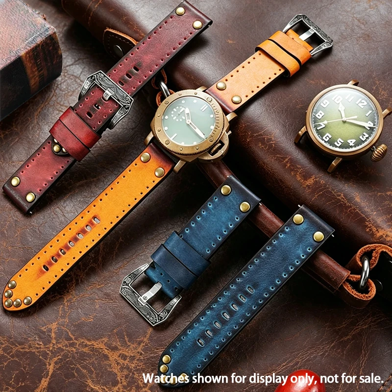 حزام ساعة يدوي الصنع من جلد ال - مراجعة Smartwatch Casio Watches For Men وسعره