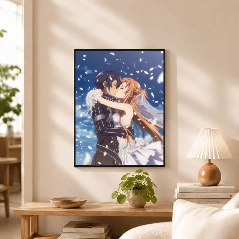 Anime Sword Art Online Poster High Quality Dorm Living Room Aesthetic Wall Decoration Painting Stickers Gift