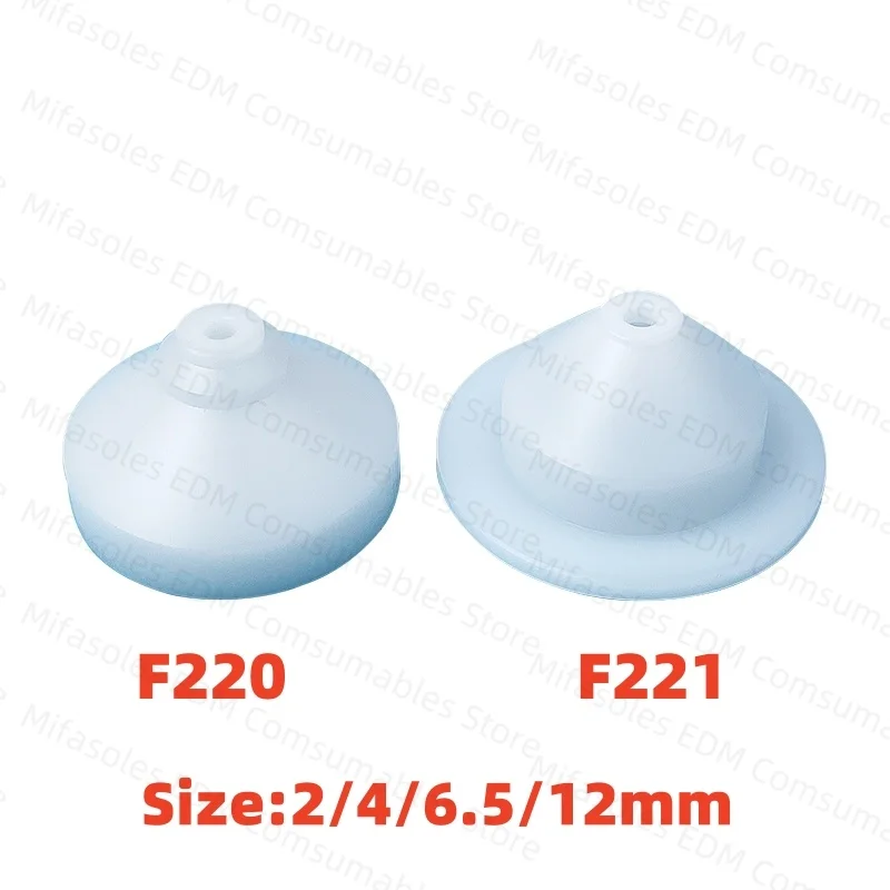 2PCS EDM F220 F221 Upper Lower Water Nozzle Ø4/6/8/12mm Flushing Nozzle A290-8130-X752 A290-8130-X783 For Fanuc Wire Cut Machine