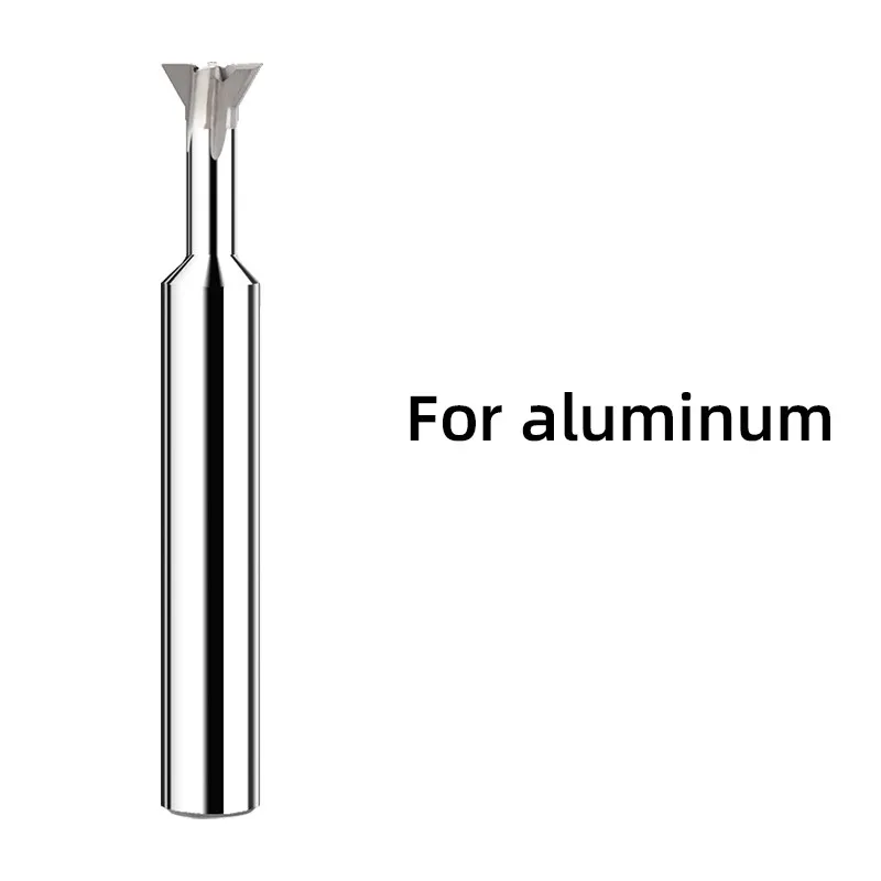 Carbide Dovetail Milling Cutter 45 60 75 Degree CNC Tools For Metal Machining Tungsten Steel End Mills Chamfer Milling Cutters