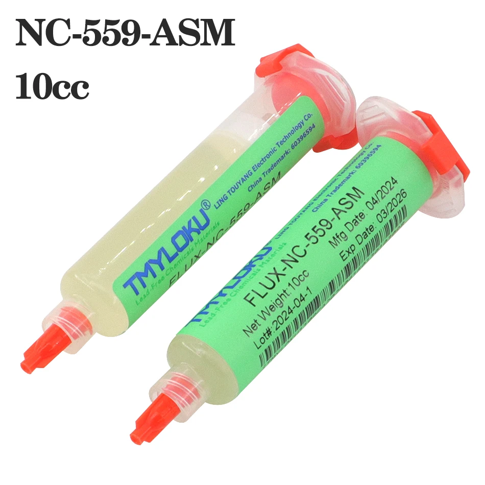 Ban Đầu AMTECH NC-559-ASM NC-223-ASM BGA PCB Không-Vệ Sinh Hàn Dán Hàn Cao Cấp Dầu Thông Lượng Dầu Mỡ 10cc Hàn Keo Dán Sửa Chữa